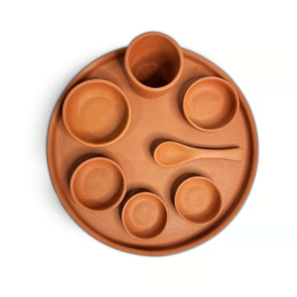 Clay Dinner Set | Mud Dinner set