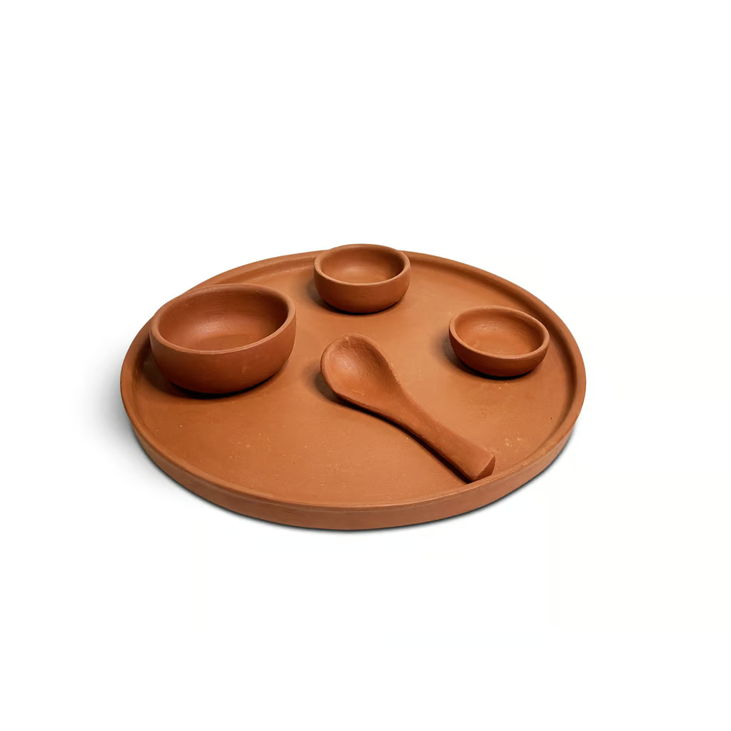 Clay Dinner Set | Mud Dinner set