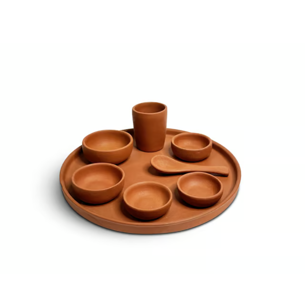 Clay Dinner Set | Mud Dinner set