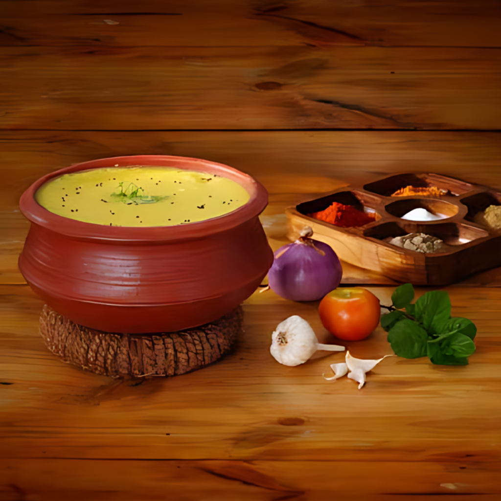 Curry Pot Round/ Gravy Clay Pot