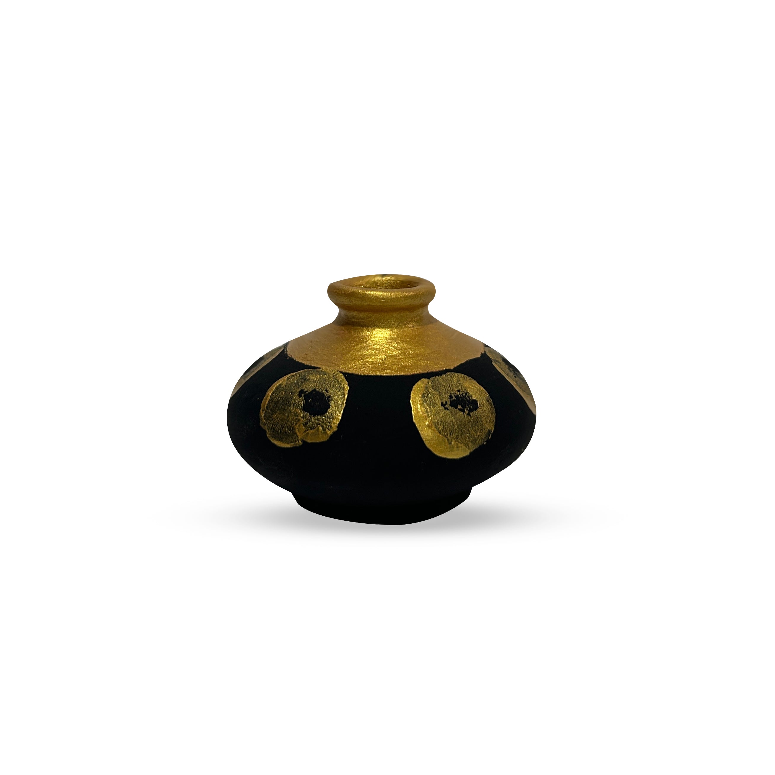 Hand-Painted Earthen Terracotta Vase - Vases / Decorative for Home Miniature Terracotta Pots
