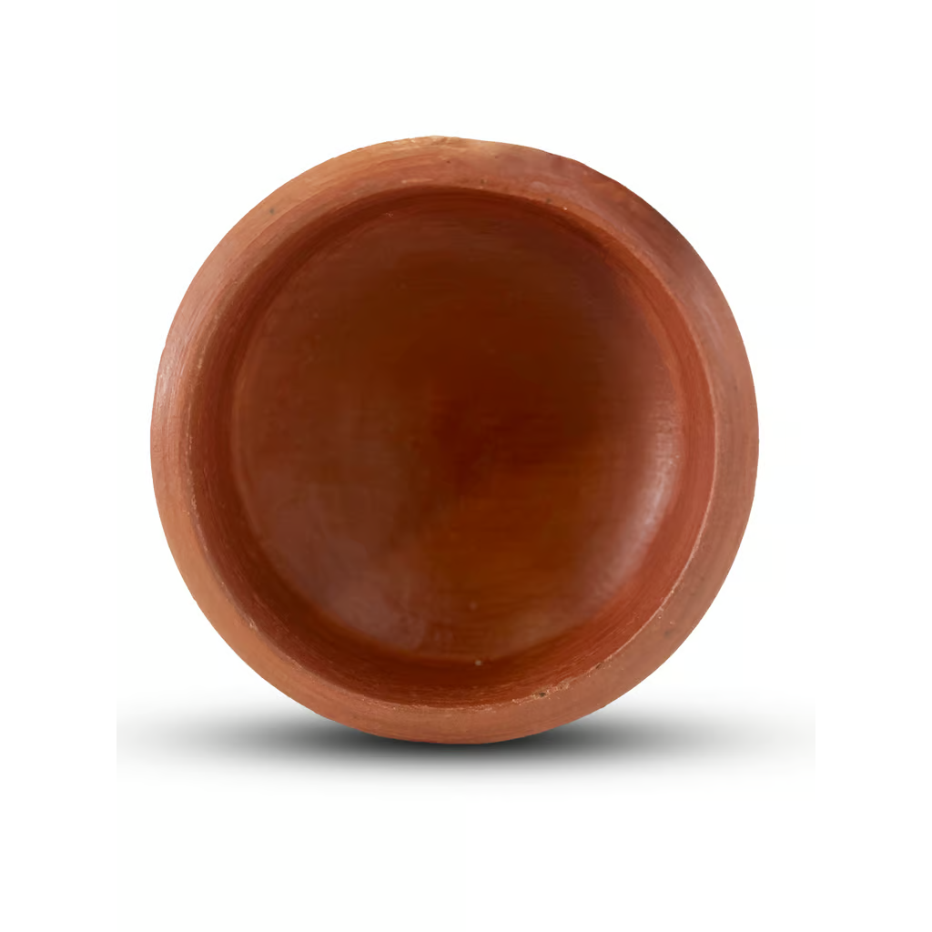 9" Filler slab mud/clay pots | With Rim