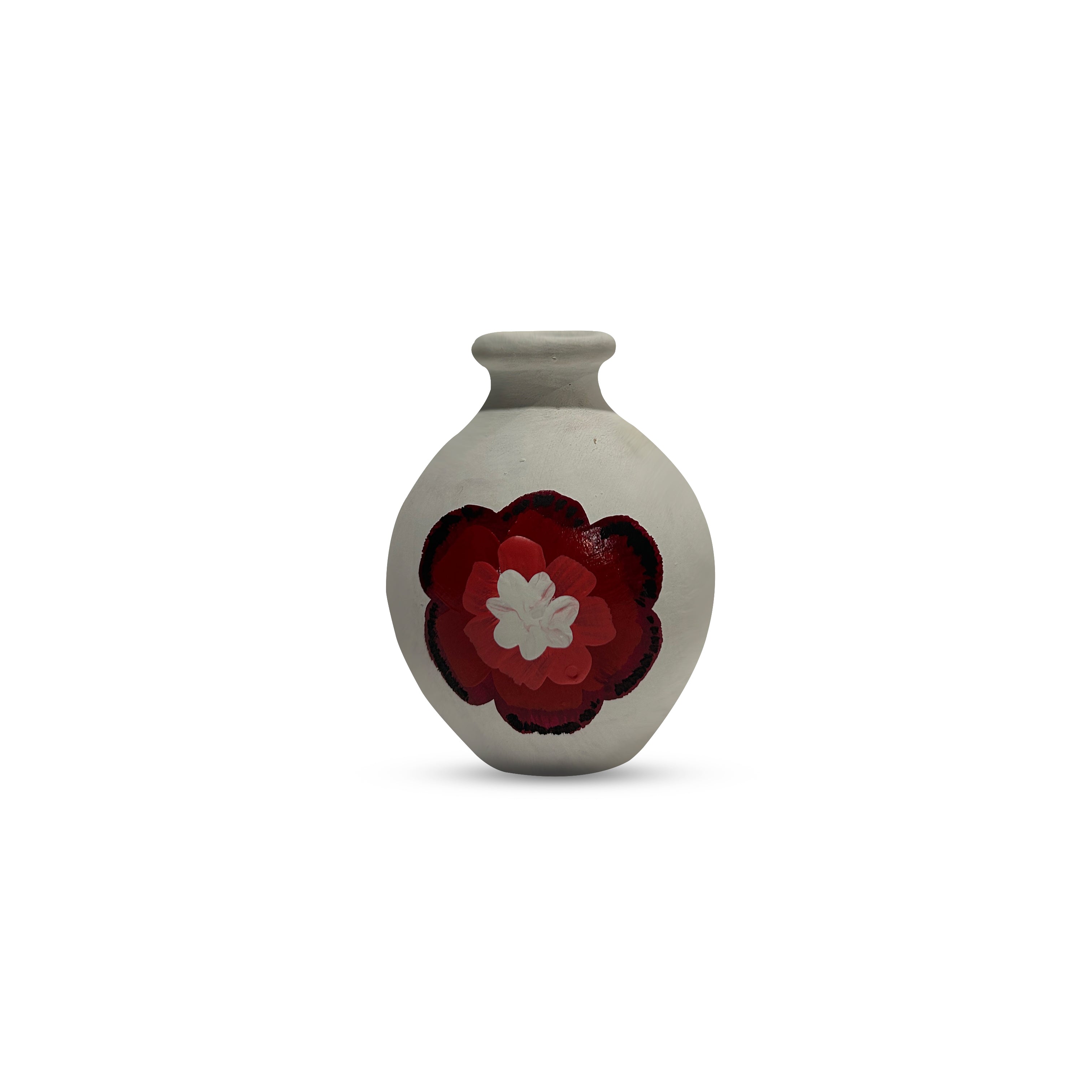 Hand-Painted Earthen Terracotta Vase - Vases / Decorative for Home Miniature Terracotta Pots