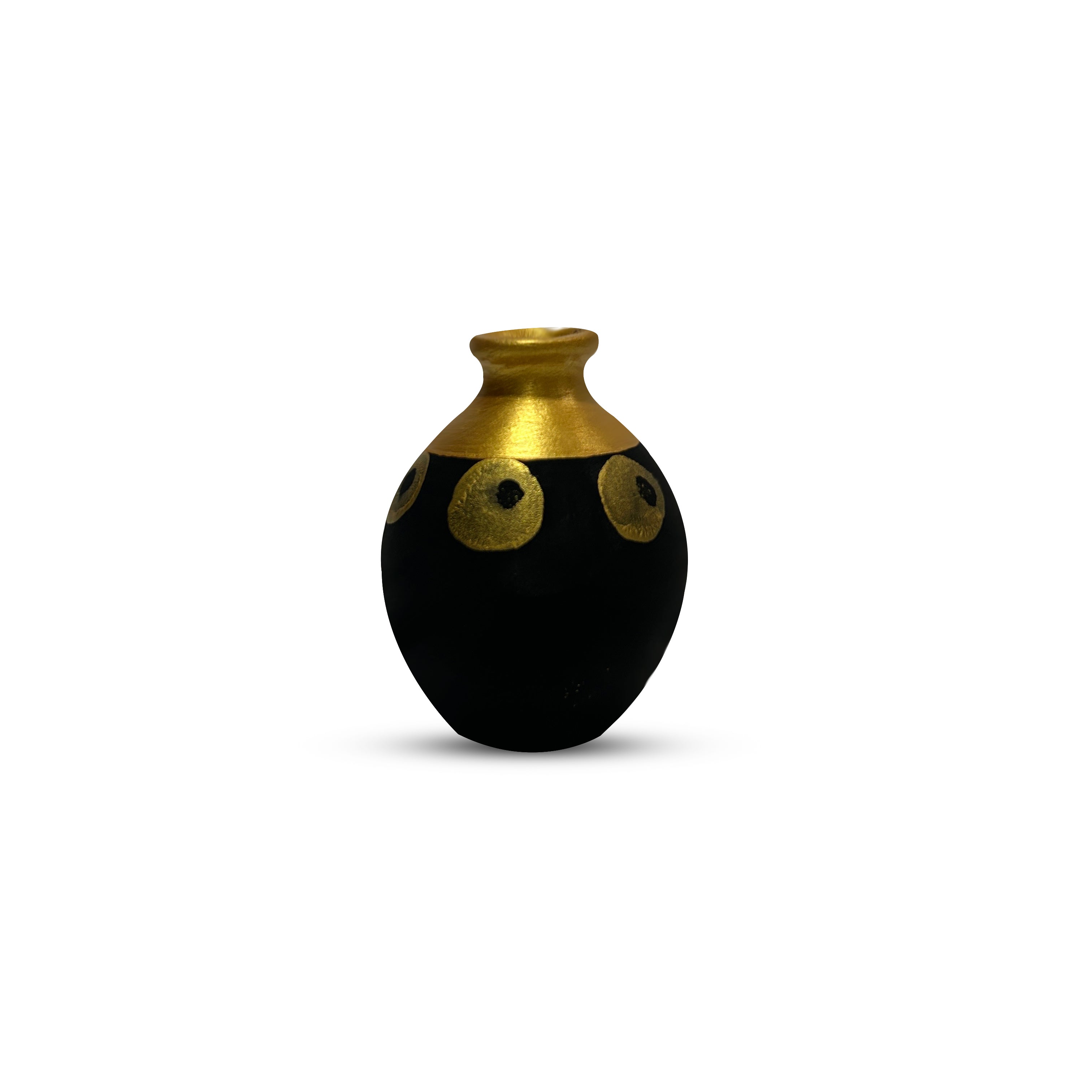 Hand-Painted Earthen Terracotta Vase - Vases / Decorative for Home Miniature Terracotta Pots