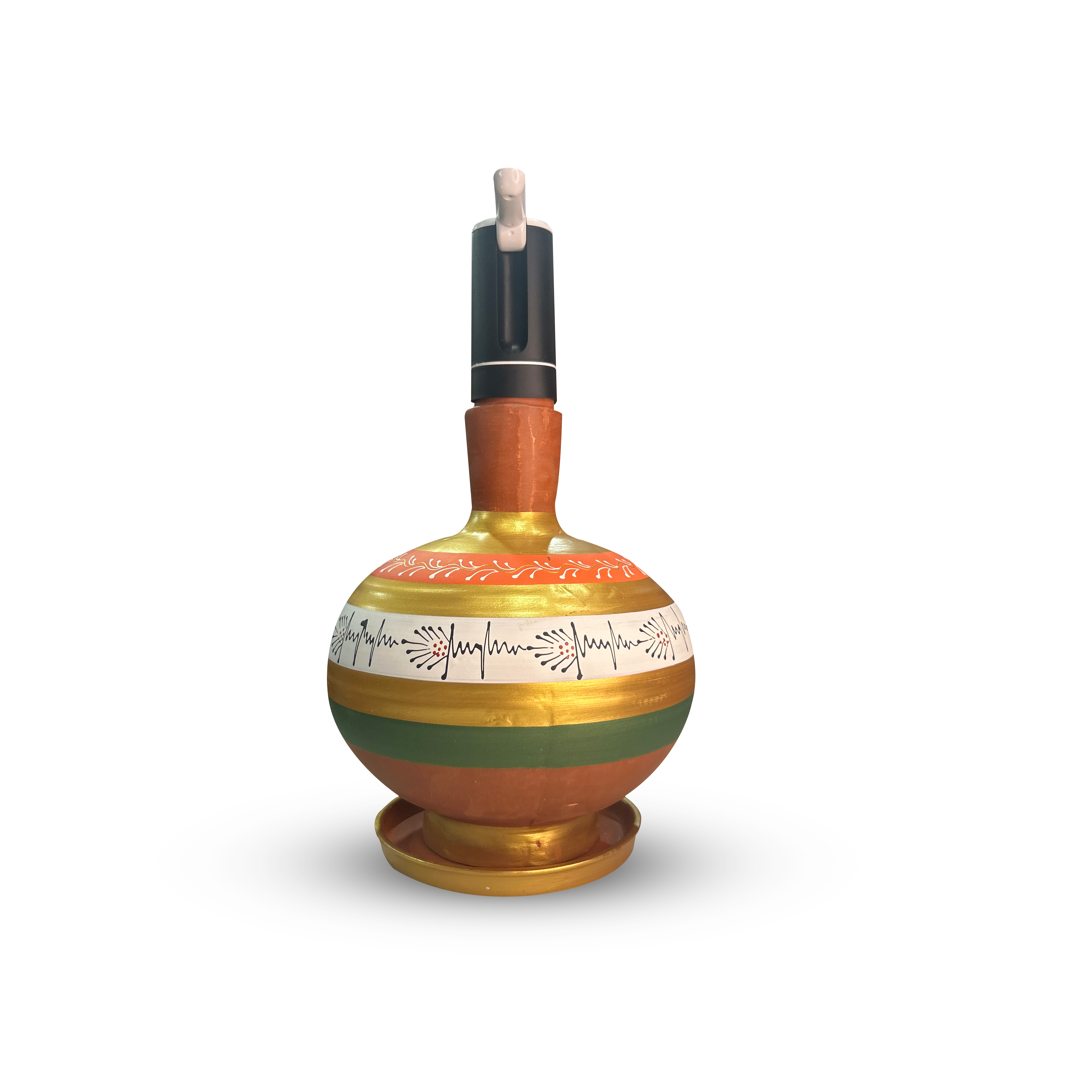 Designer Terracotta Water Dispenser with automatic dispenser machine-7Ltr