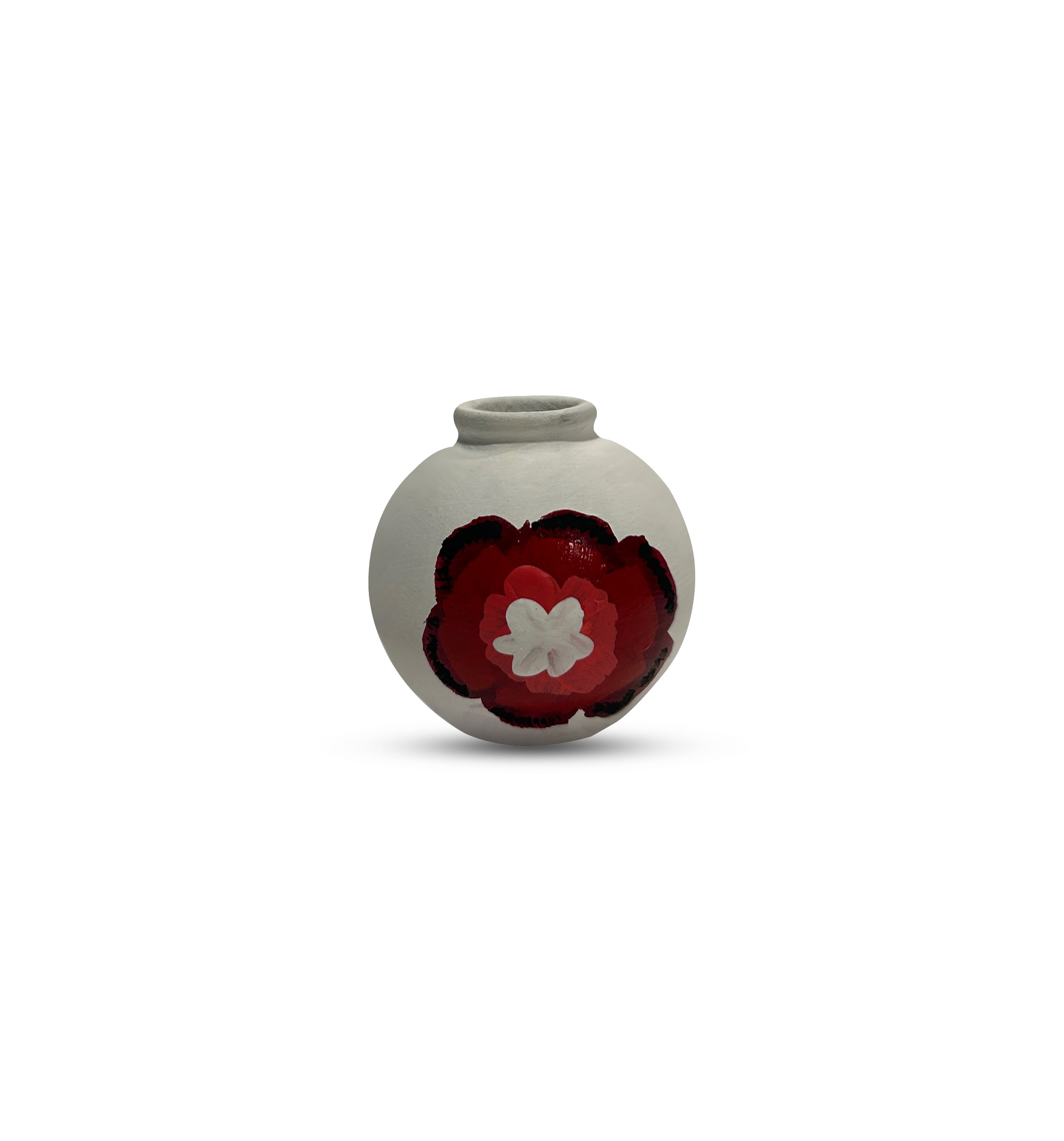 Hand-Painted Earthen Terracotta Vase - Vases / Decorative for Home Miniature Terracotta Pots
