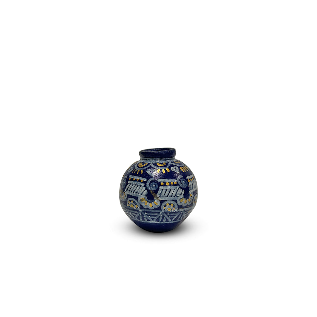 Hand-Painted Earthen Terracotta Vase - Vases / Decorative for Home Miniature Terracotta Pots
