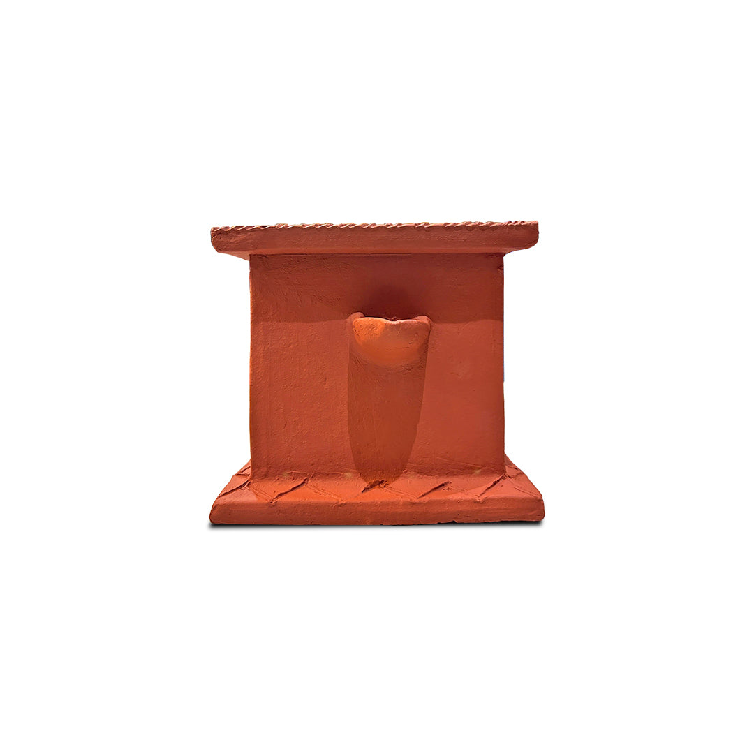Thulasi Vrindavan |Tulasi pot|Tulsi Vrindavan Hand Made With Terracotta (Wide Mouth)