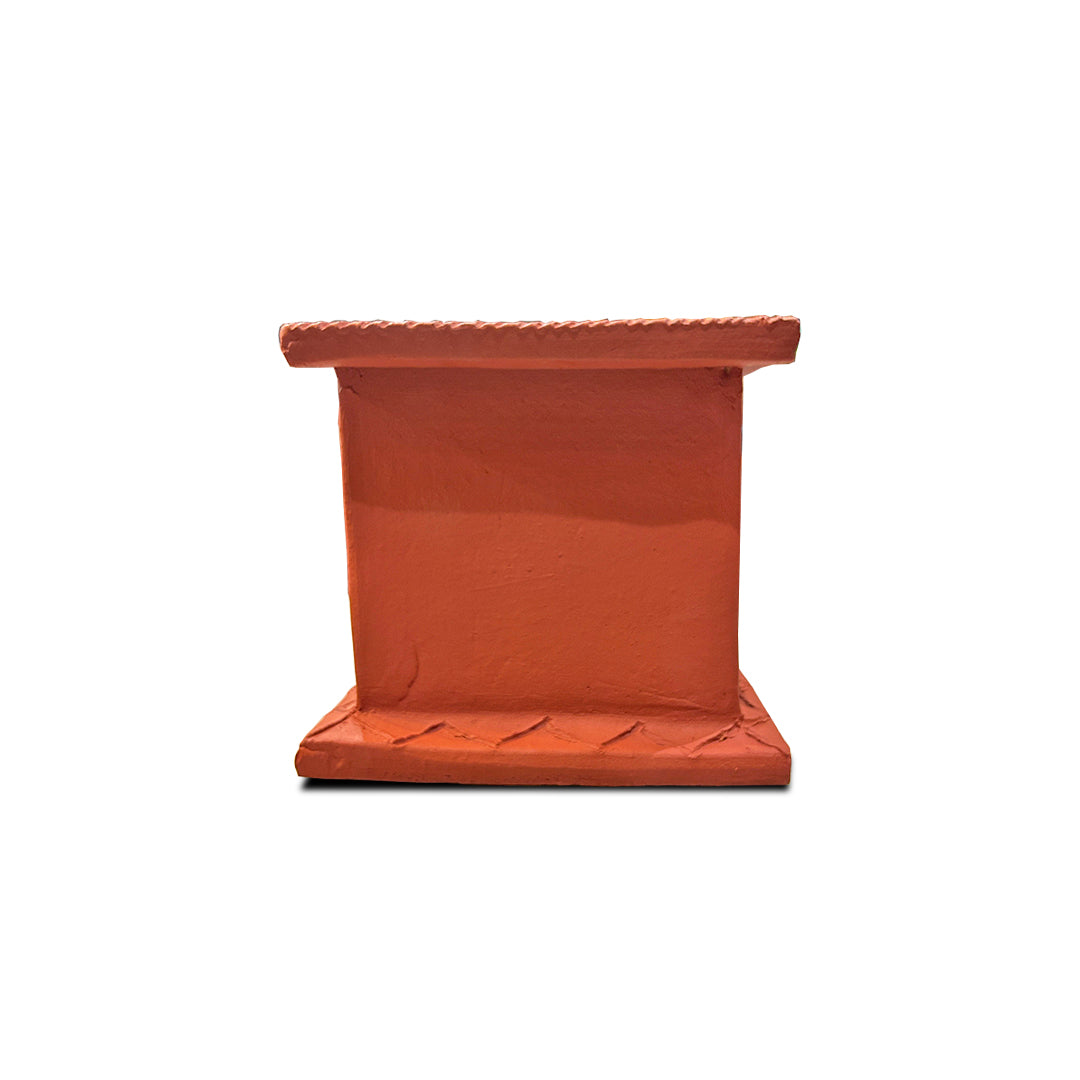 Thulasi Vrindavan |Tulasi pot|Tulsi Vrindavan Hand Made With Terracotta (Wide Mouth)