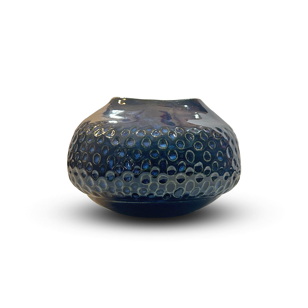 Ceramic Flower Vase-Blue