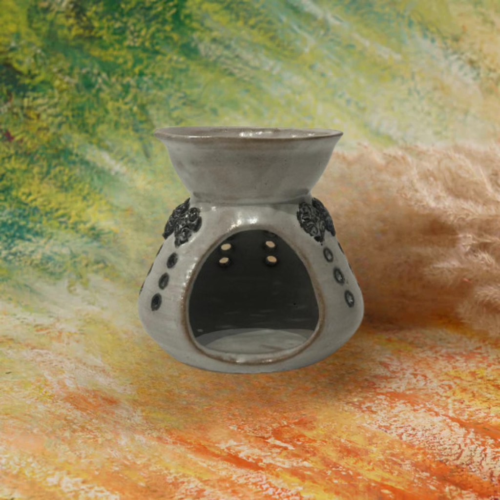 Ash Petal Aroma Lamp Ceramic Oil Diffuser