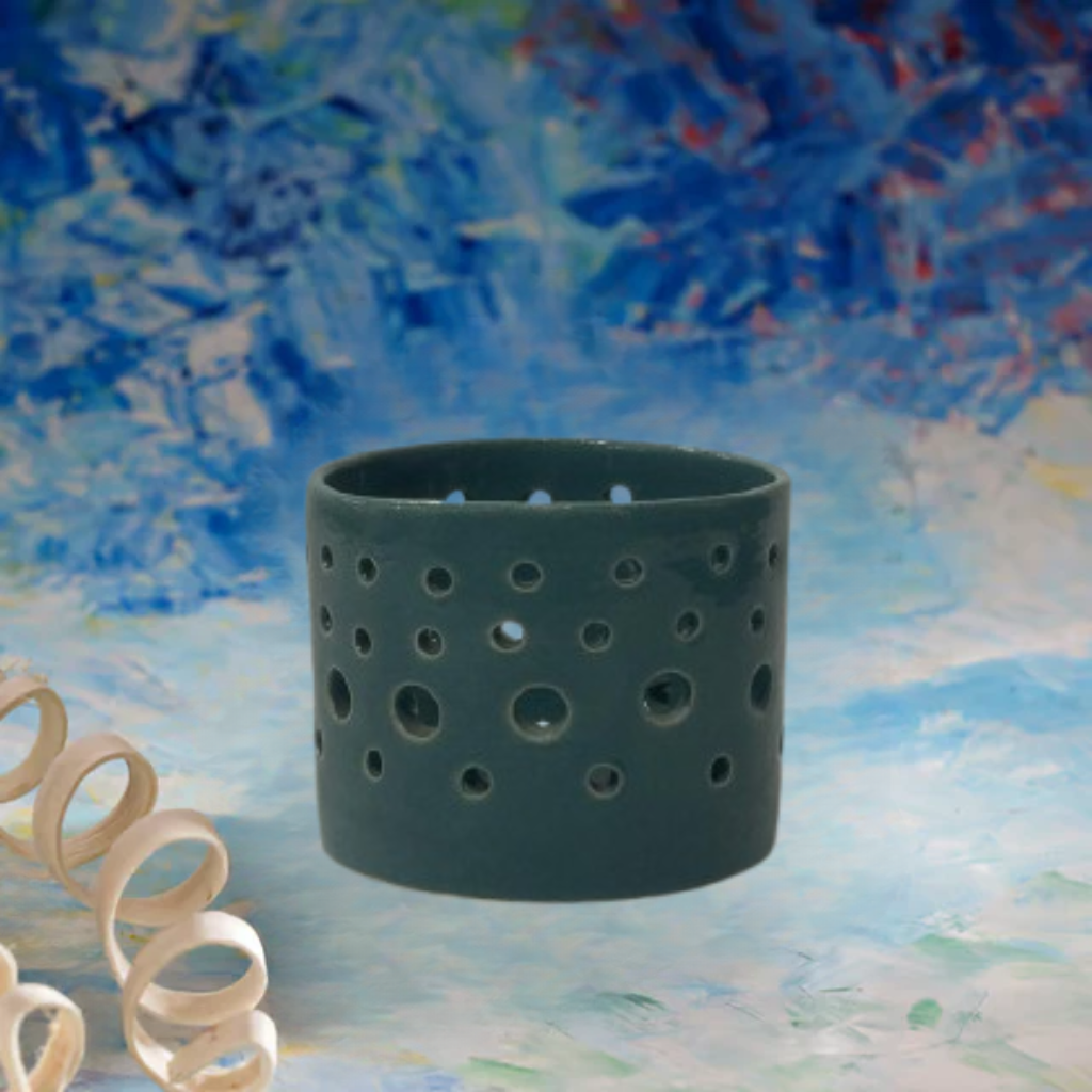 Galaxy Glow Ceramic Candle holder