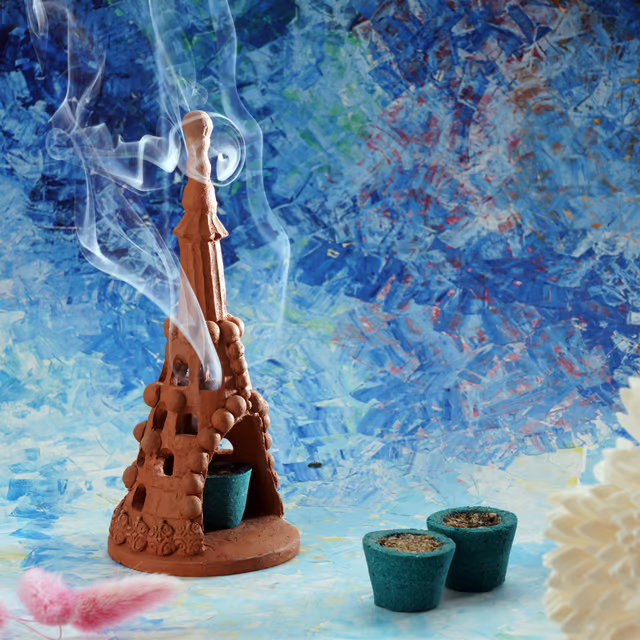 Handmade Terracotta candle holder/Ceramic