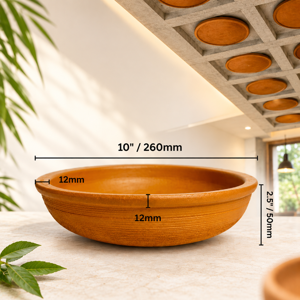 Mudkart 10 Inch Filler Slab Pots