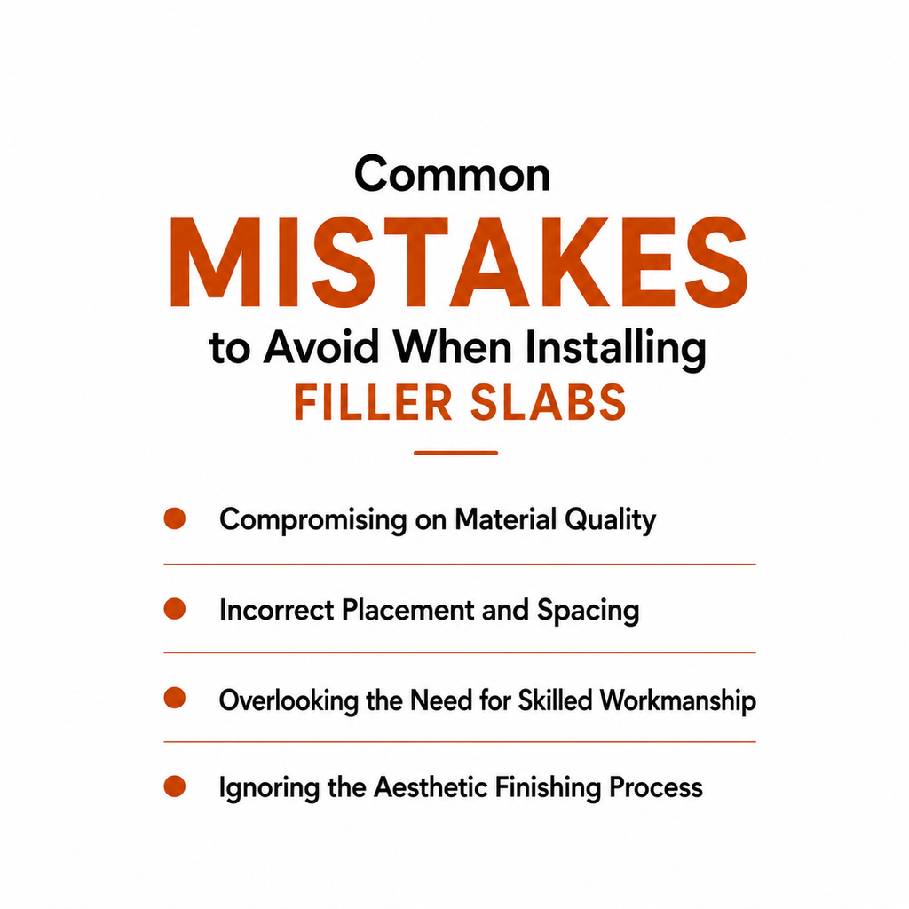 Common Mistakes to Avoid When Installing Filler Slabs