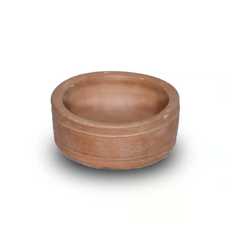 Natural Clay Bird Bath Pots Bird Feeder Bird Watering Tub