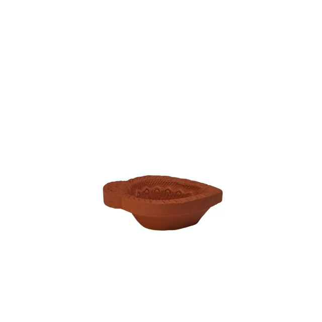 Clay/Mud Designer Large Diya