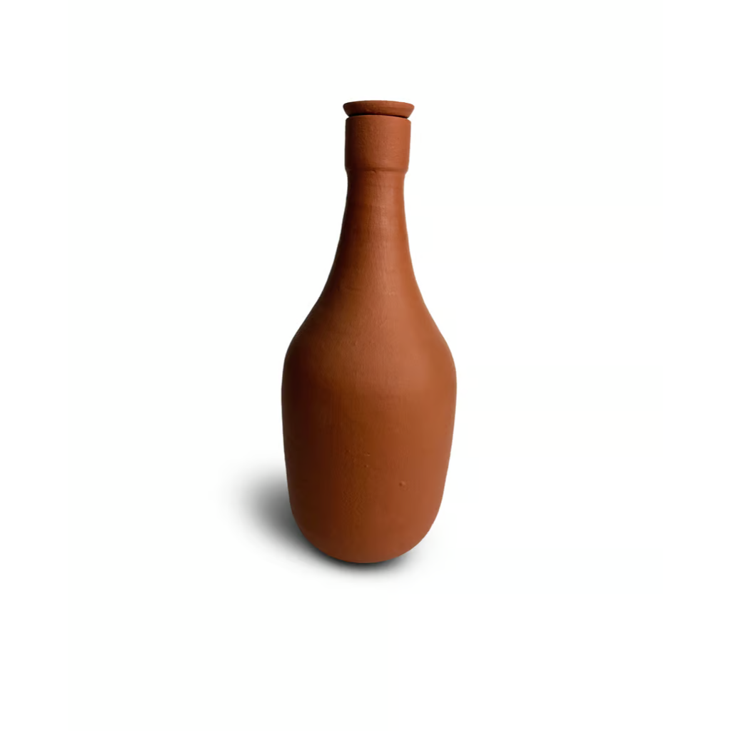 Earthen Clay Water Bottle