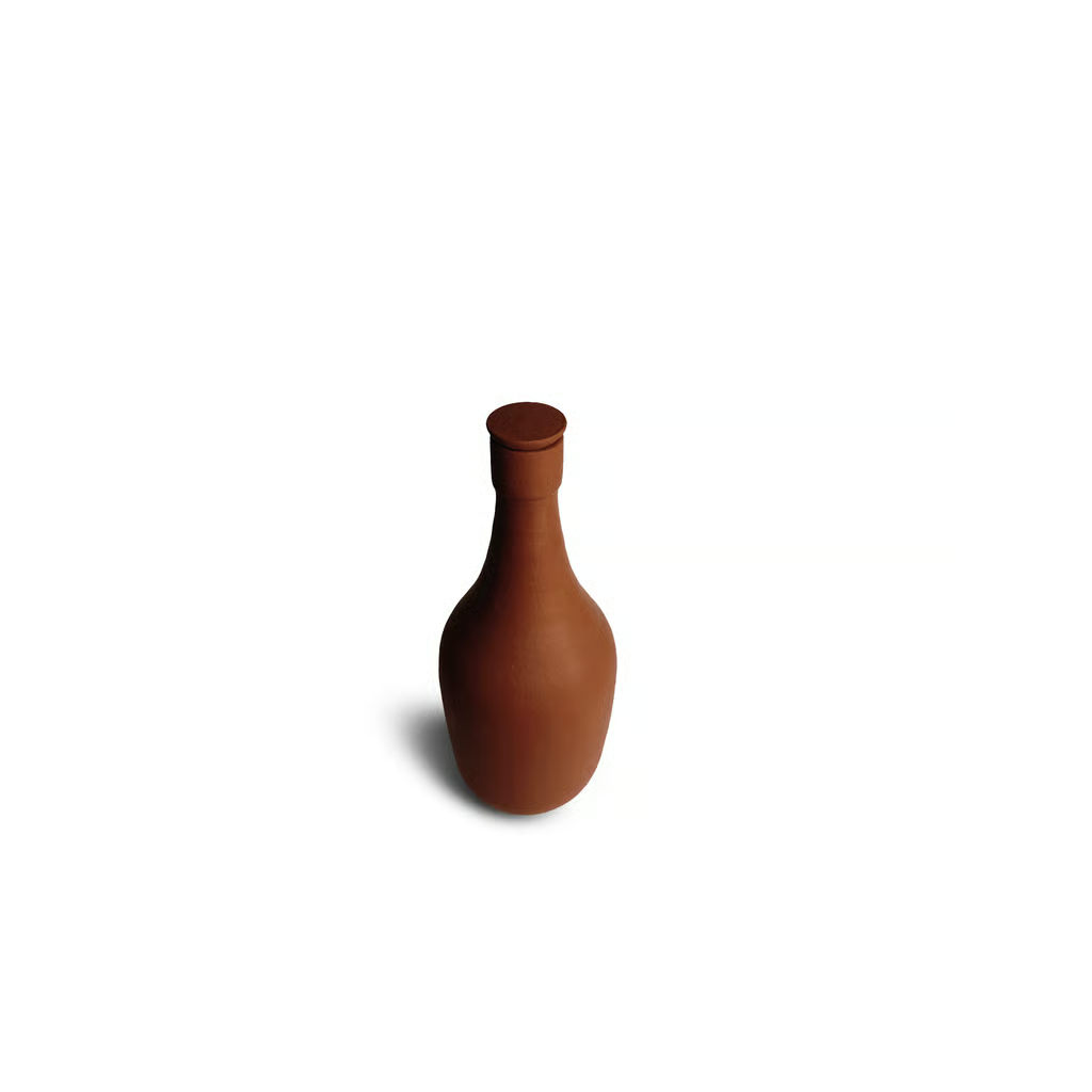 Earthen Clay Water Bottle