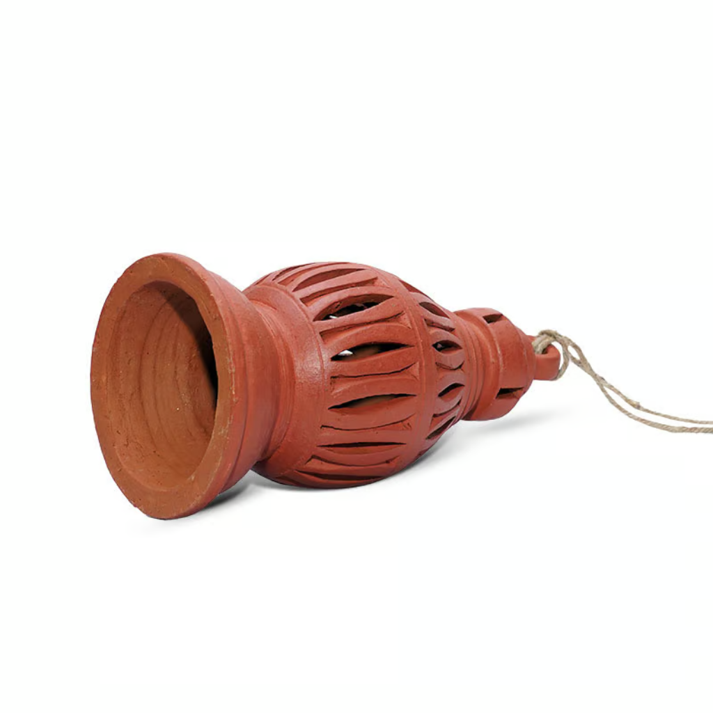 Hanging Terracotta Decorative Lamp | Clay Lamp