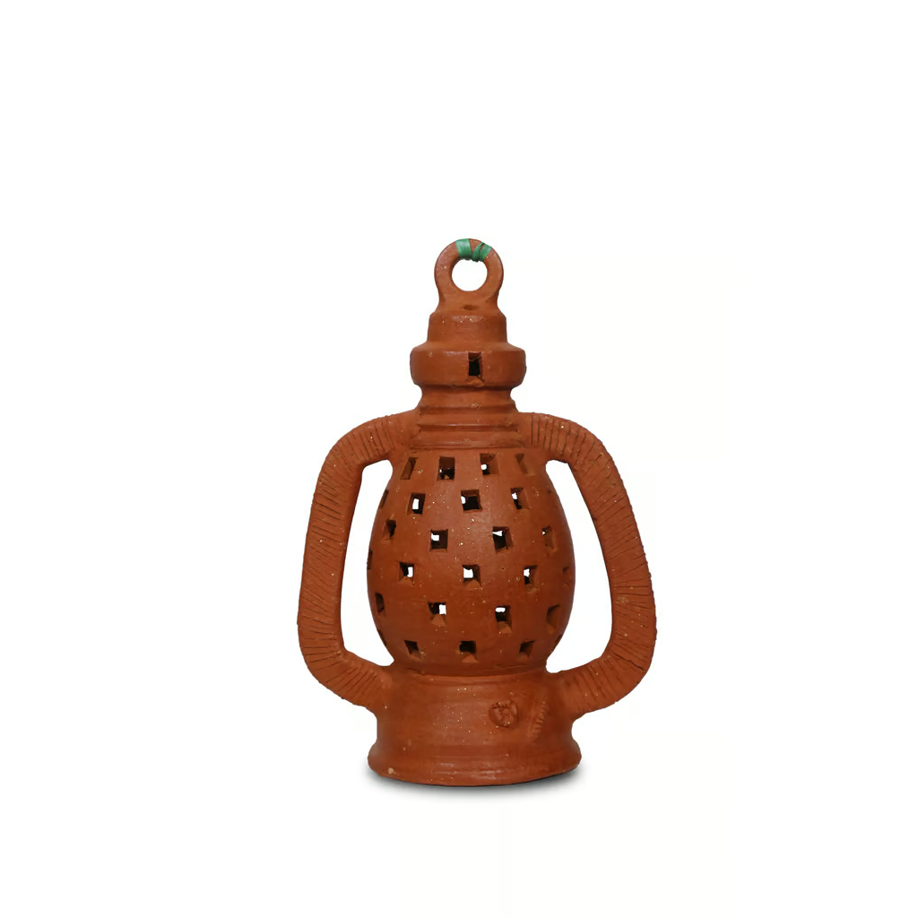 Hanging Terracotta Decorative Lamp | Clay Lamp