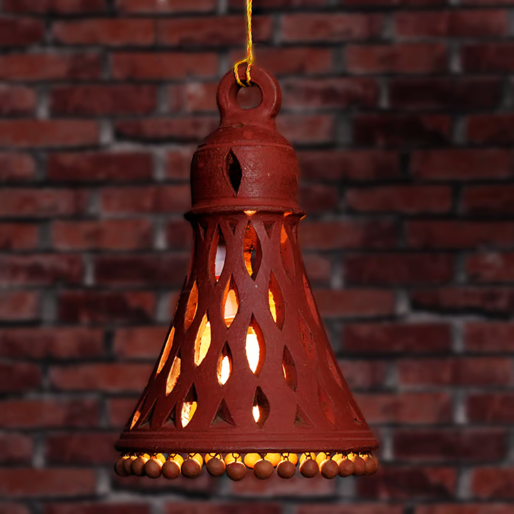 Decorative Clay Lamp