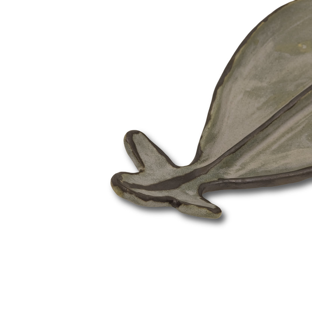 Rustic Leaf Serving Tray/Ceramic Tray/Serving Tray