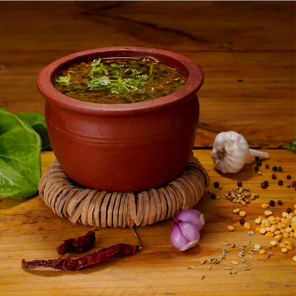 Rasam Pot / Dal clay Pot