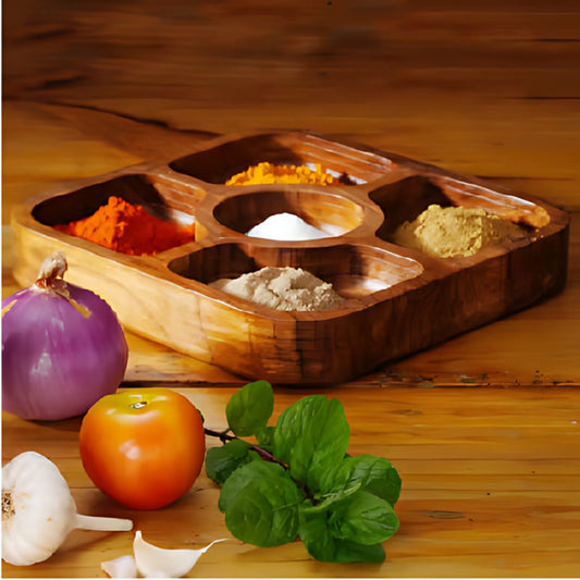 Wooden 3D cut Serving Tray