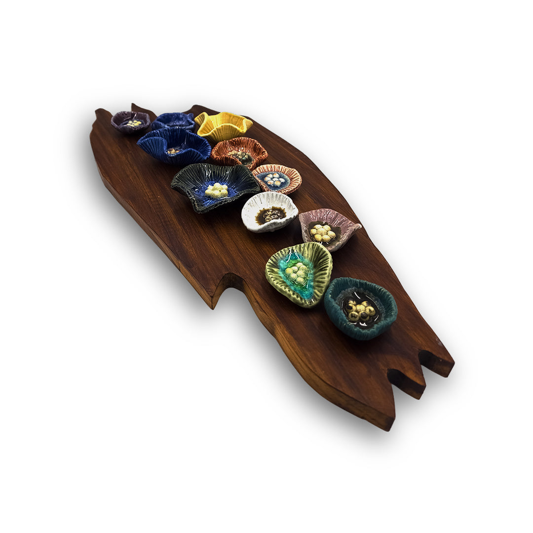 Clay and Timber Harmony Wall Hanging