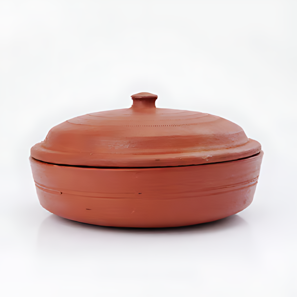 Terracotta Chapathi Storage / Serving pot with lid