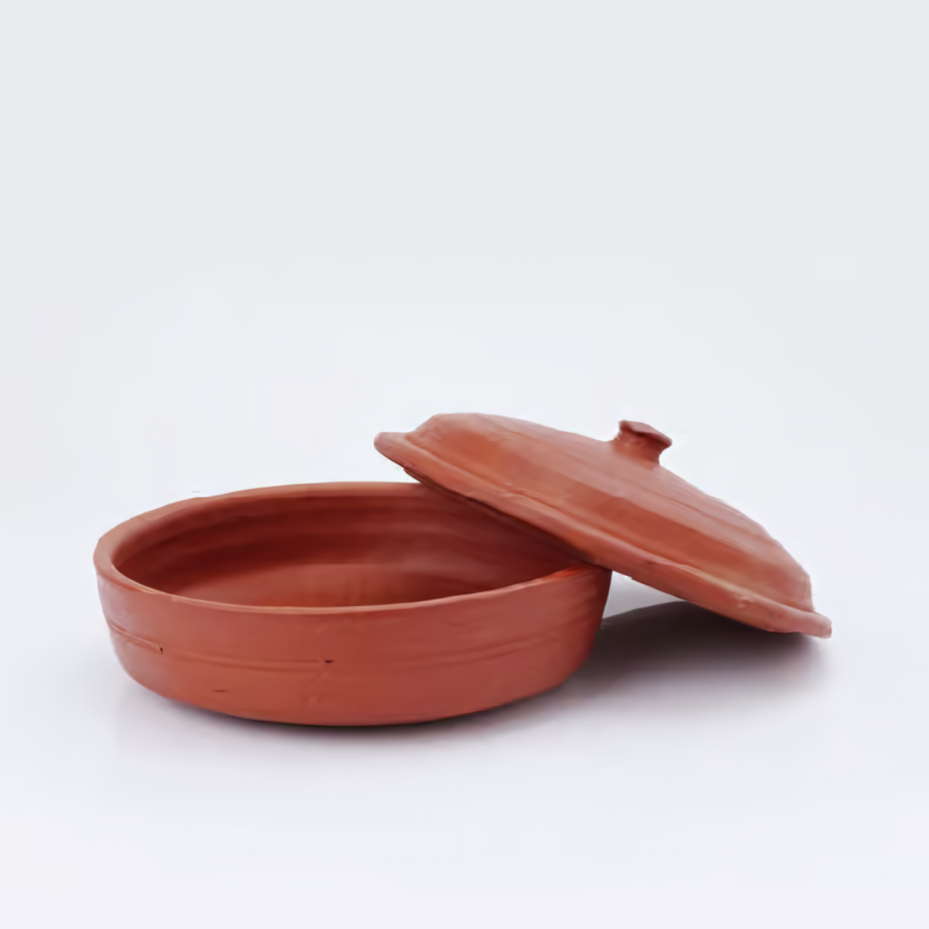 Terracotta Chapathi Storage / Serving pot with lid