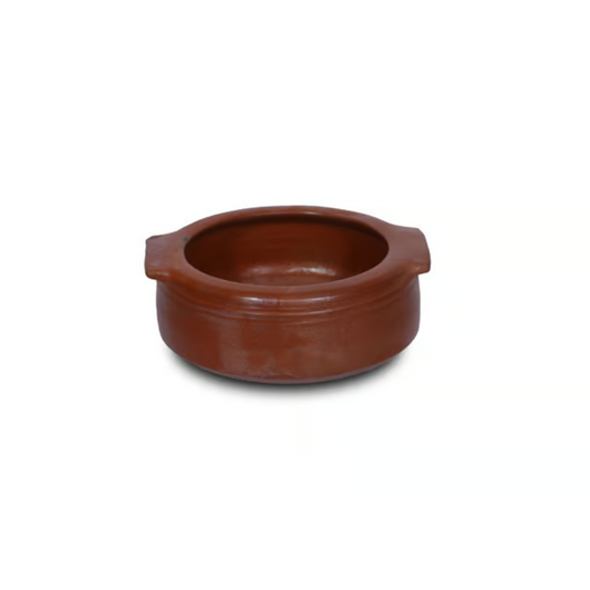 Designer Fish Curry Mud Pot / Terracotta Curry Pot (Brown)