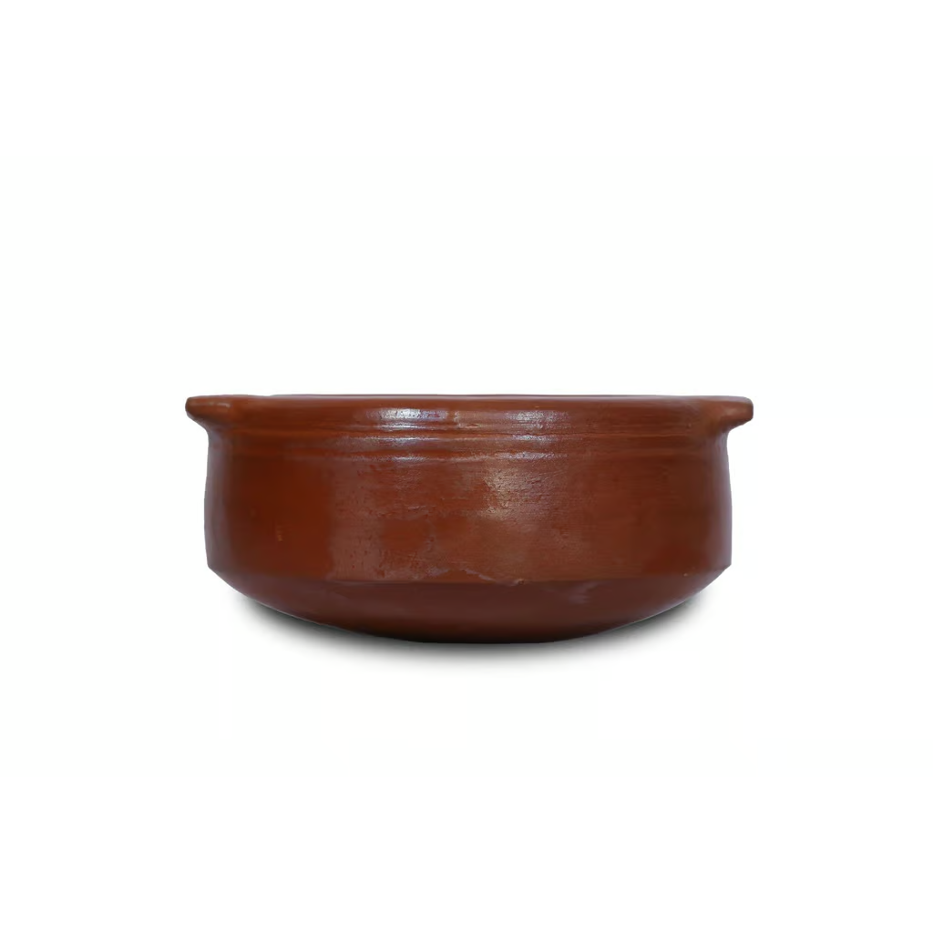 Designer Fish Curry Mud Pot / Terracotta Curry Pot (Brown)