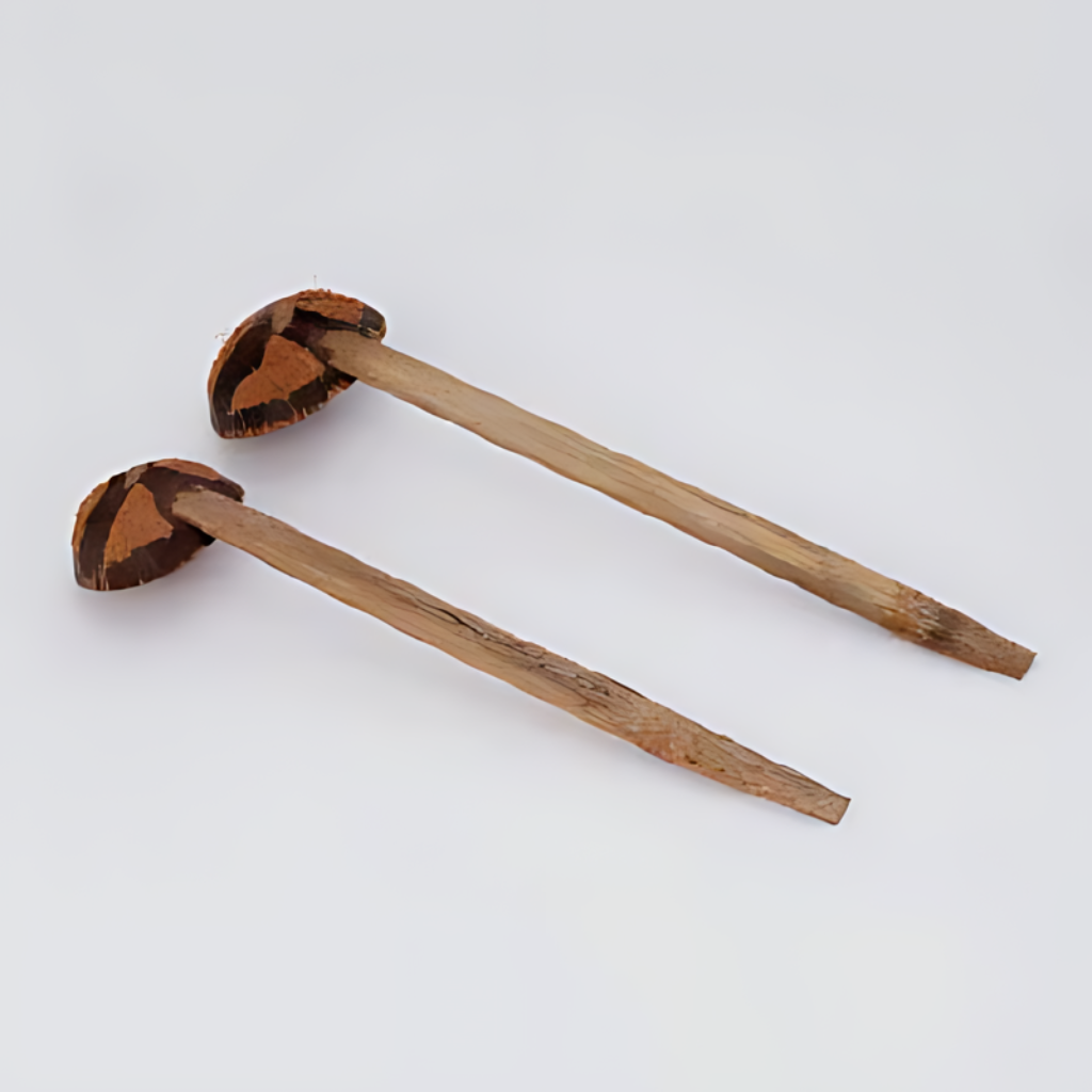 Coconut Ladle ( Set of Two) Unpolished