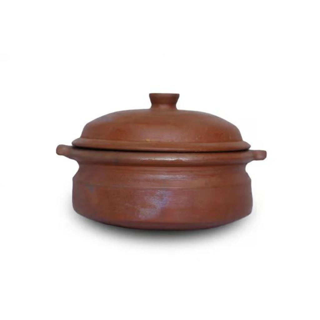 Designer Dal Curry Clay Earthen Pot With Lid