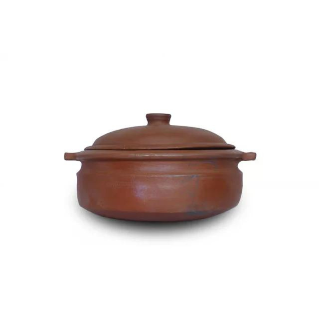 Designer Dal Curry Clay Earthen Pot With Lid