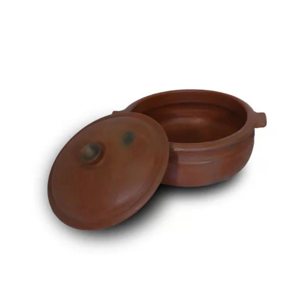 Designer Dal Curry Clay Earthen Pot With Lid