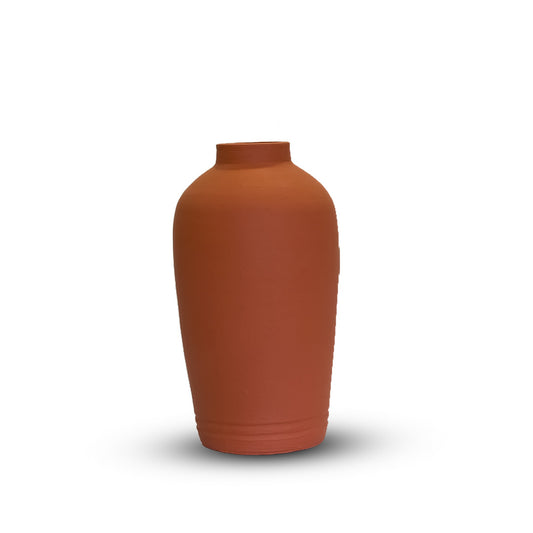 Minimalist Terracotta Storage Vase – Flower Vase