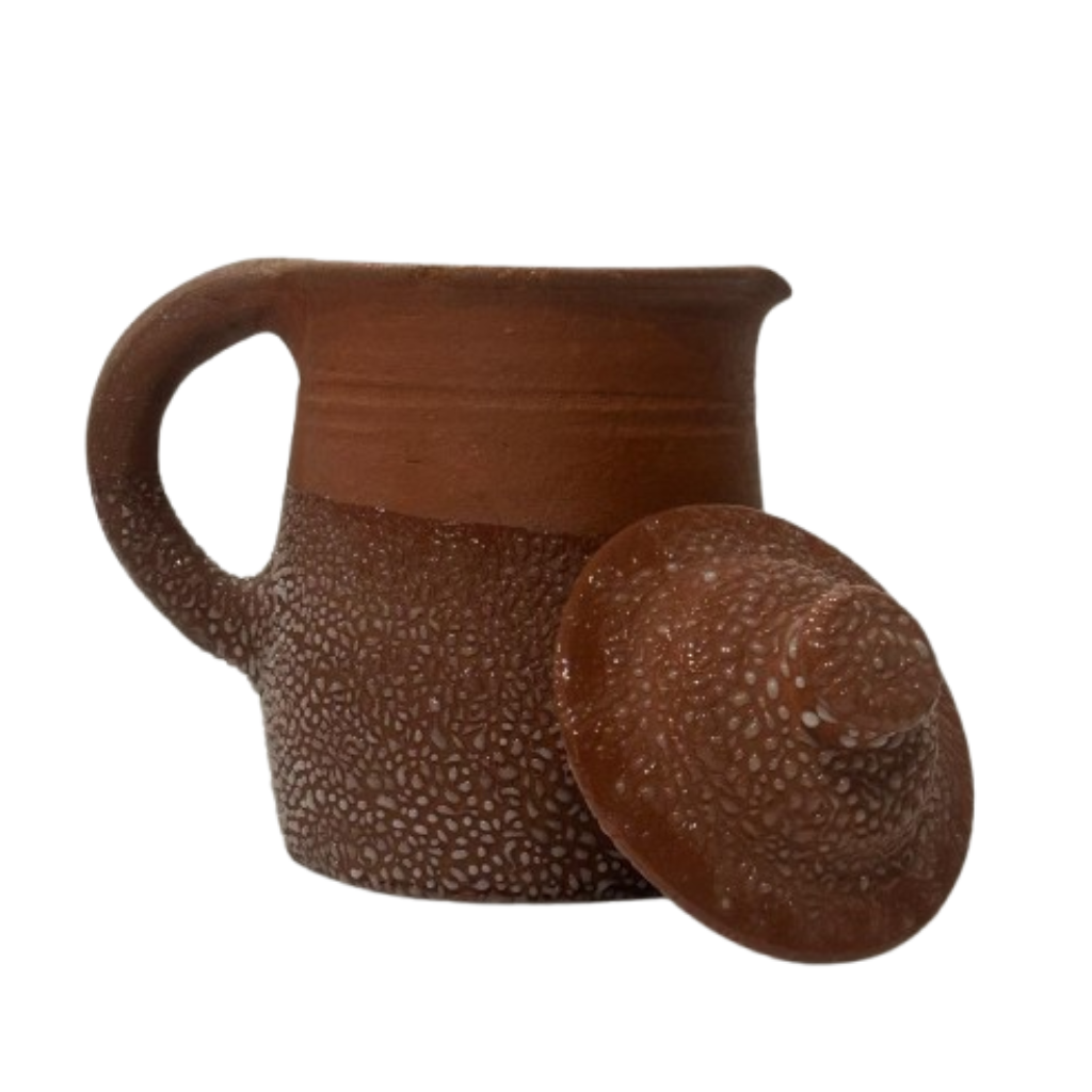 Teracotta Glazed water jug with lid