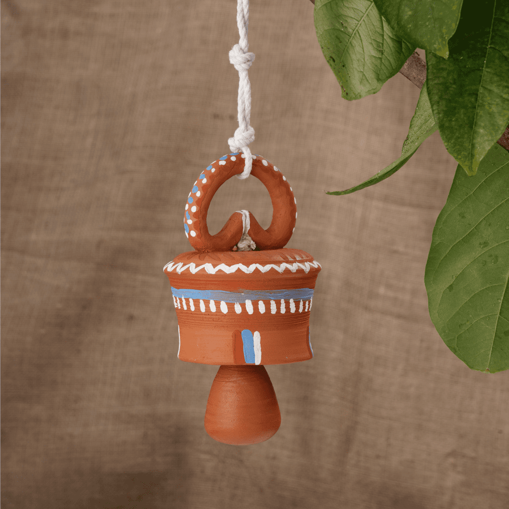 Rangoli Terracotta Bell