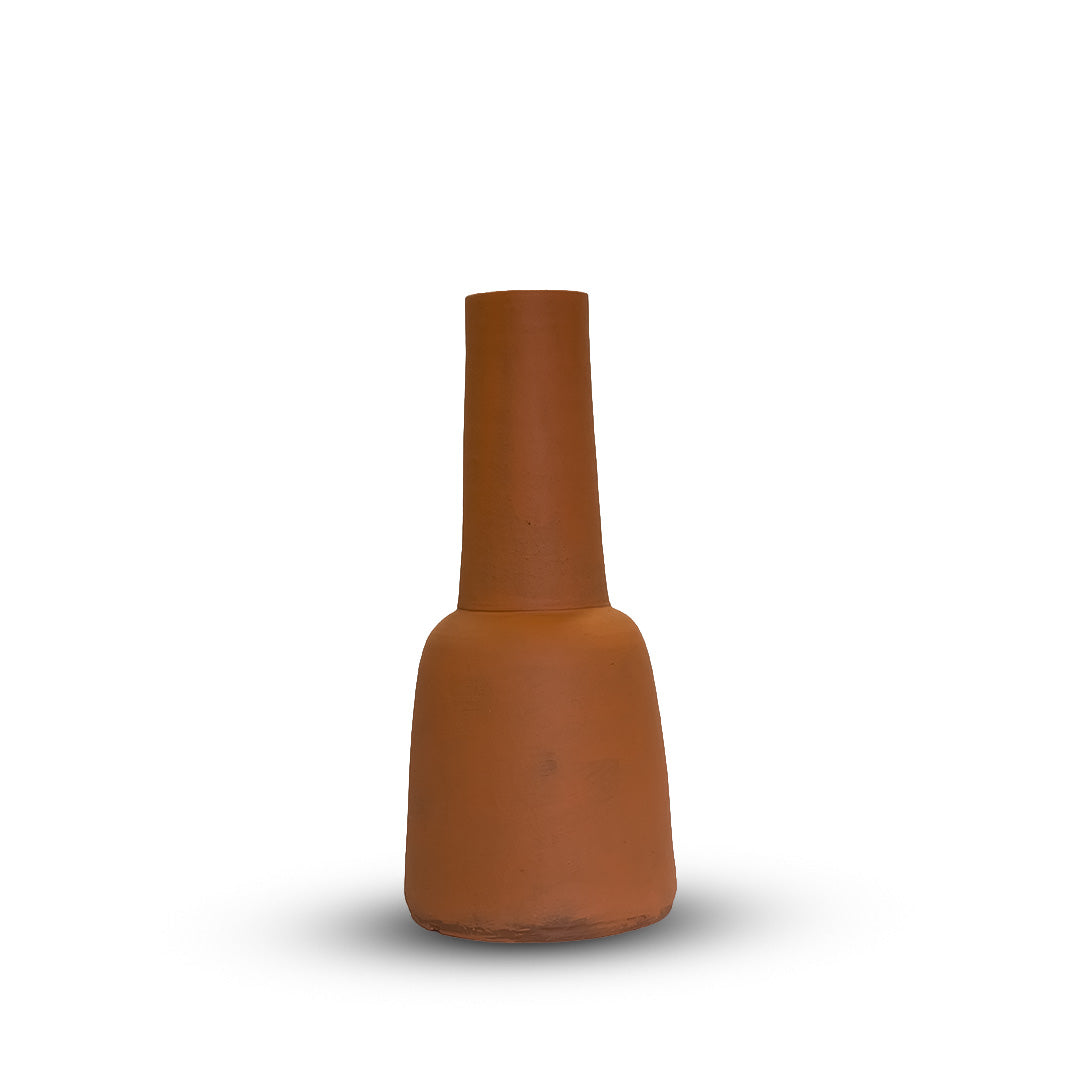 Minimalist Tall Terracotta Vase - Flower Vase