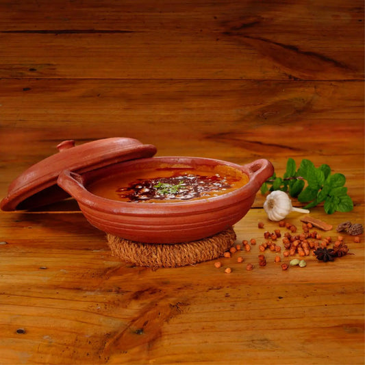 Frying Pan / Kadai / Clay Curry Pan without lid