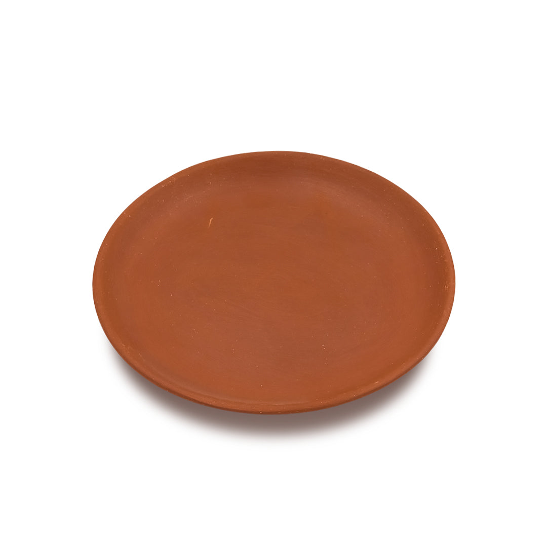 TERRACOTTA PLATE WITH METAL HOOK
