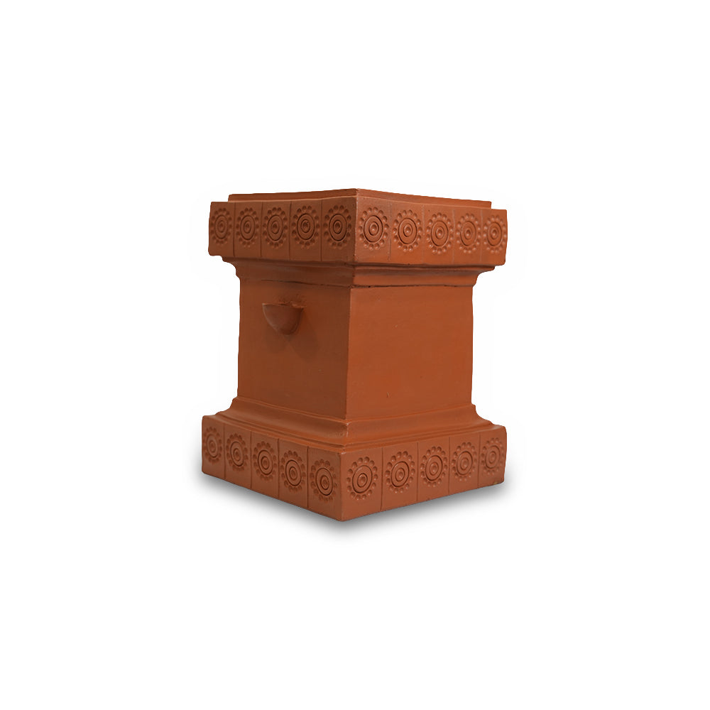 EXTRA LARGE Thulasi Vrindavan |Tulasi pot|Tulsi Vrindavan Hand Made With Terracotta