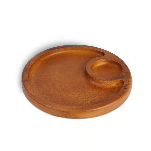 Wooden 3D cut Serving Tray