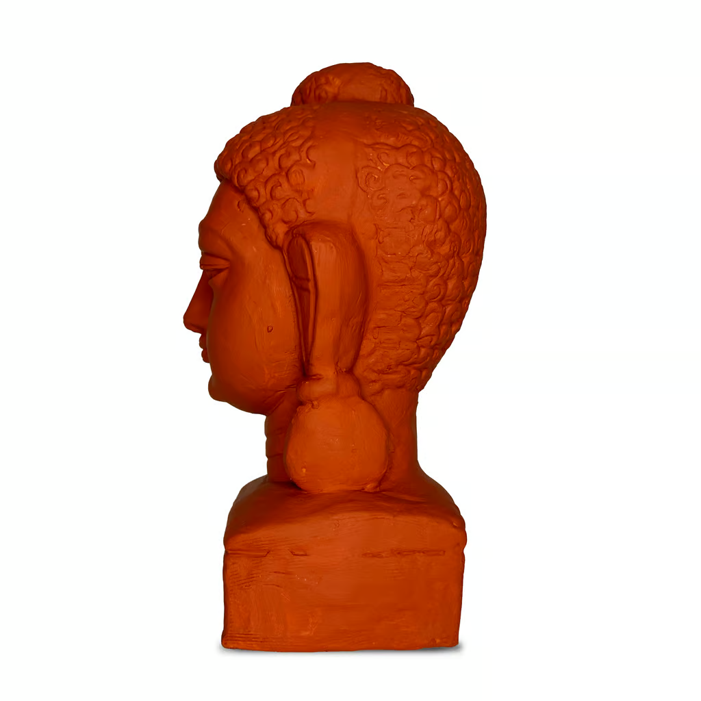 Clay Buddha Face