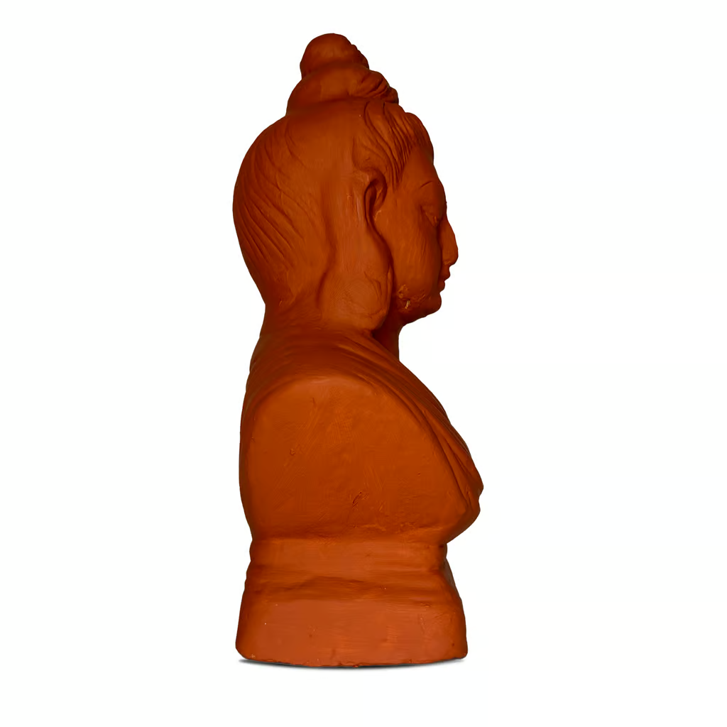 Clay Buddha Face