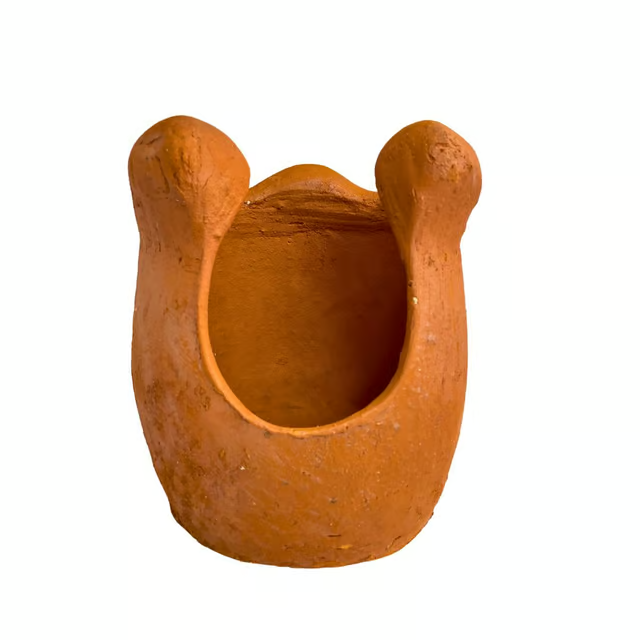 Terracotta stove/ Mud stove/Chulah Wide Open